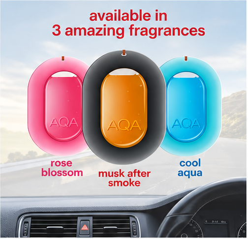 Cool Aqua hanging car freshener
