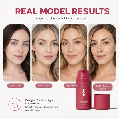Color-Changing Liquid Foundation SPF 15 – Lightweight & Hydrating