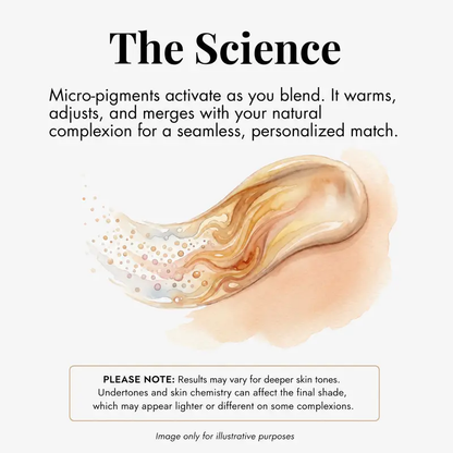 Color-Changing Liquid Foundation SPF 15 – Lightweight & Hydrating