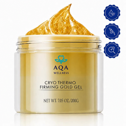 15-Day Anti-Cellulite Sculpting & Tightening Gold Massage Cream | Cryo Thermo Firming Gel for Belly, Thighs, Butt & Arms | Unisex Body Contouring | 200g