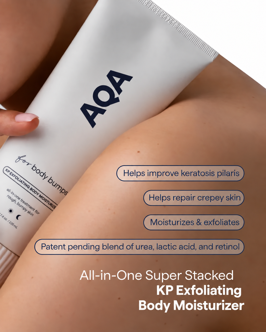 AQA KP Exfoliating Body Moisturizer - New Size: 7.7 Fl Oz.