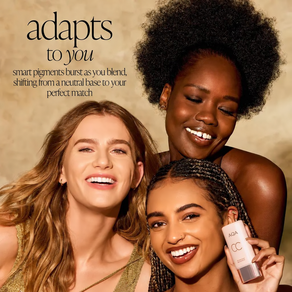 Smooth natural looking complexion
