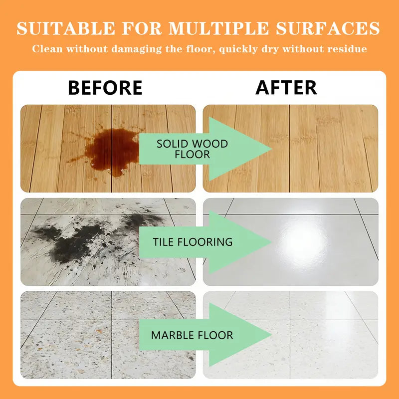 12PCS-Pack Floor Cleaning Tablets available in lemon or mint scent eco-safe materials remove grime and odors effectively dries quickly with no residue for all household floor cleaning