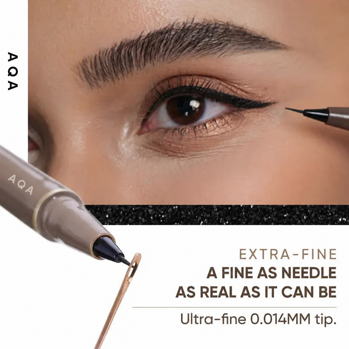 AQA liquid eyeliner look