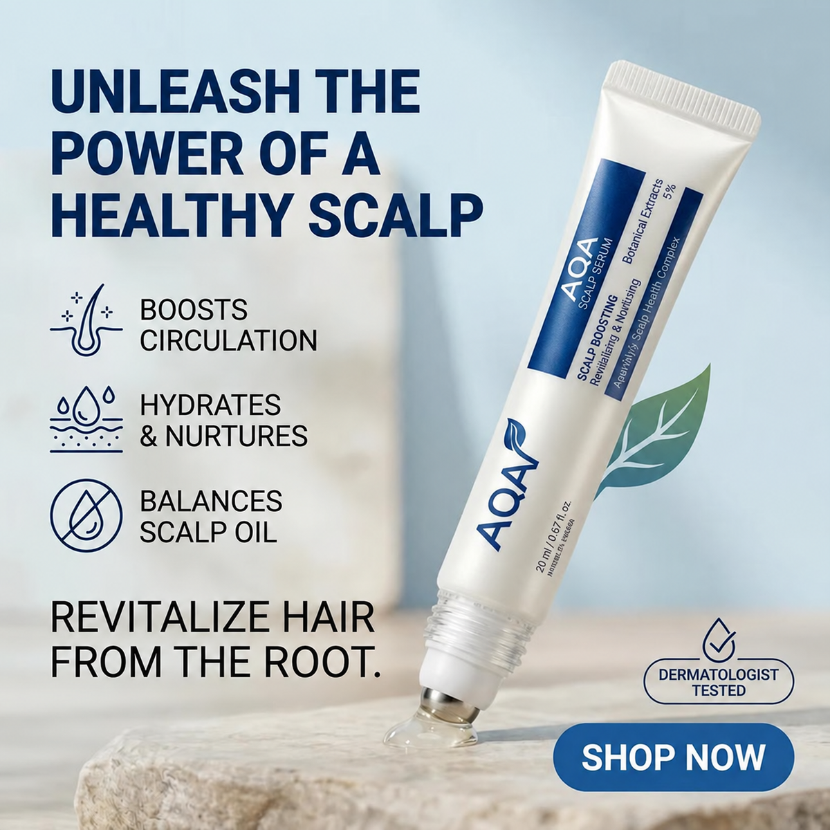 Deoxyribose Scalp Serum
