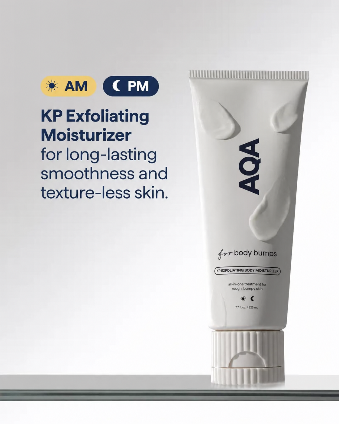 AQA KP Exfoliating Body Moisturizer - New Size: 7.7 Fl Oz.