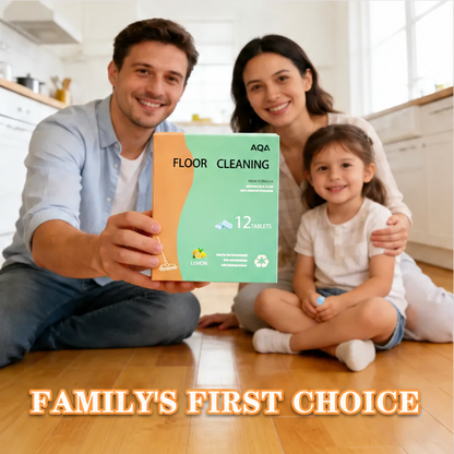 12PCS-Pack Floor Cleaning Tablets available in lemon or mint scent eco-safe materials remove grime and odors effectively dries quickly with no residue for all household floor cleaning
