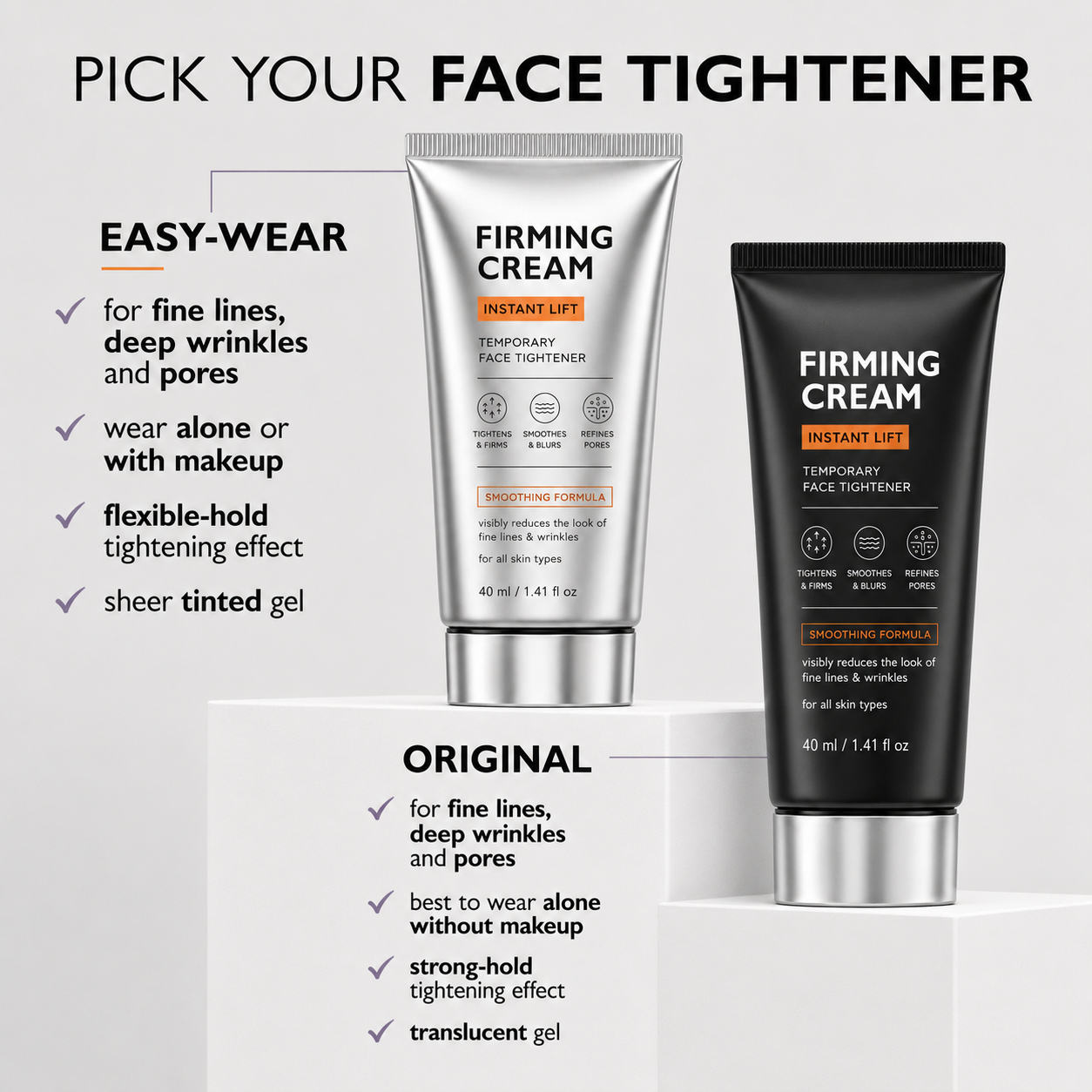 Instant Firming Temporary Face Tightener