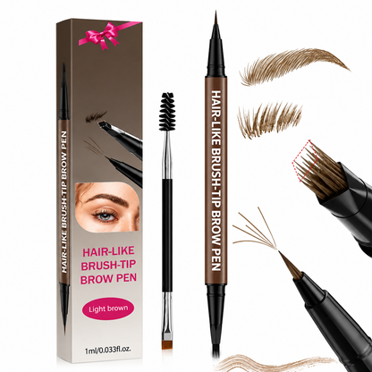 Waterproof Hair-Like Brow Pen – Smudge-Proof, Long-Lasting Natural Eyebrow Pencil